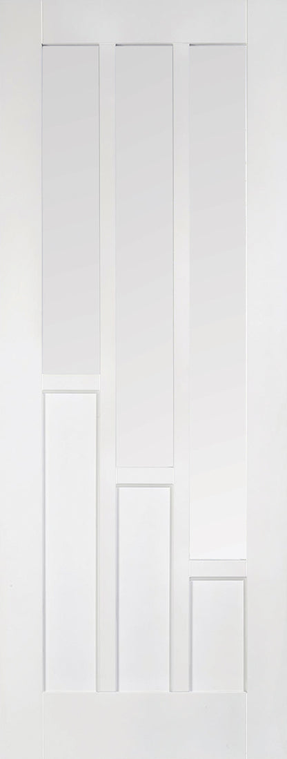 LPD White Primed Coventry Glazed Internal Door