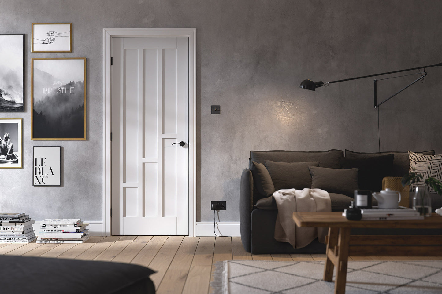 LPD White Primed Coventry Internal Door