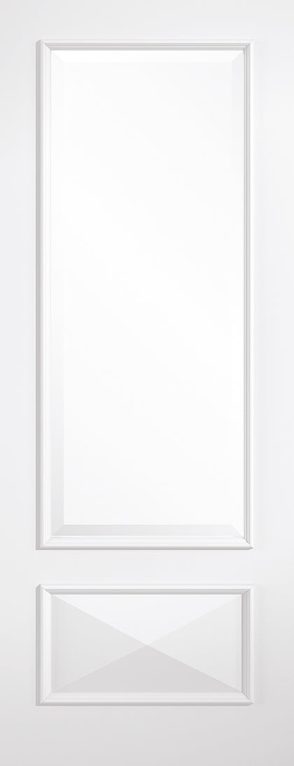 LPD White Primed Knightsbridge Glazed 1L Internal Door