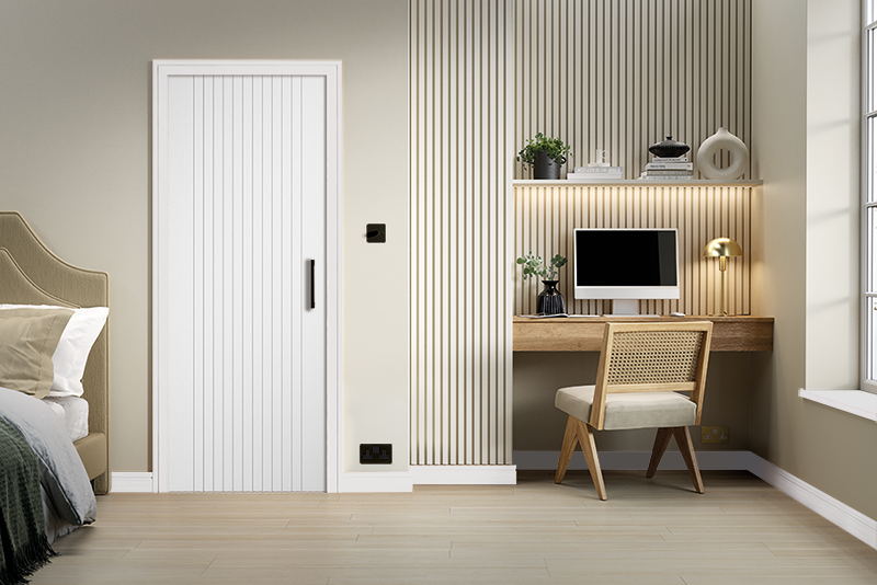 LPD Prefinished White Laminate FD30 Sydney Internal Fire Door