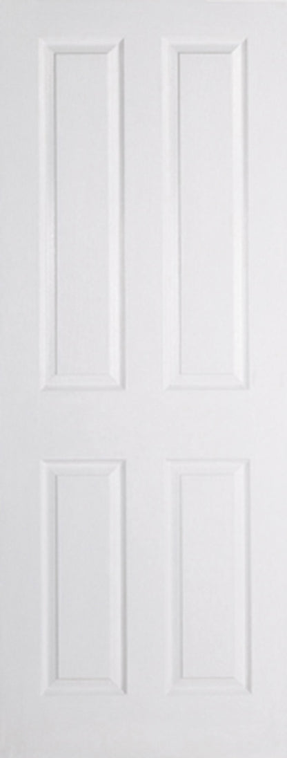 LPD White Moulded Textured 4 Panel FD30 Internal Fire Door