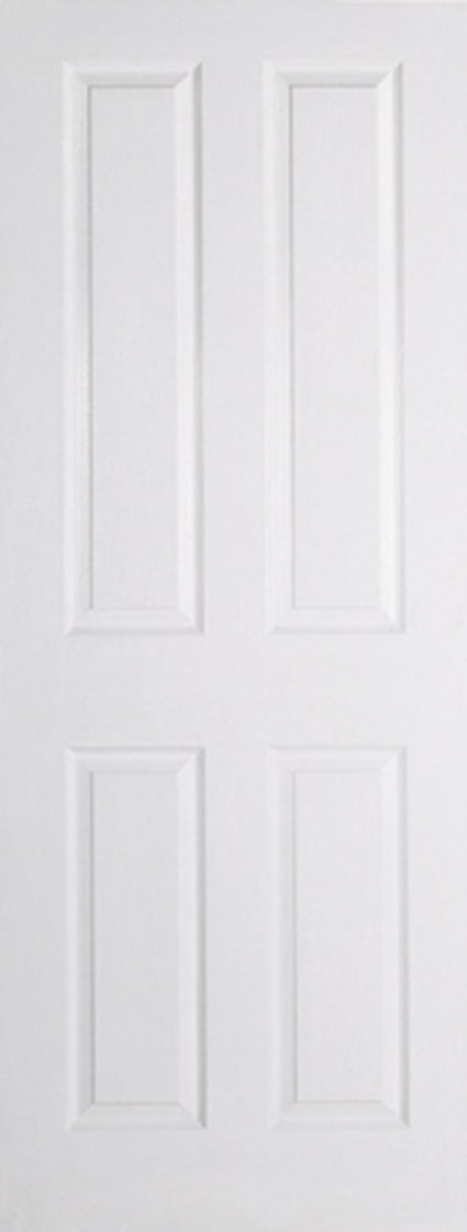 LPD White Moulded Textured 4 Panel FD30 Internal Fire Door