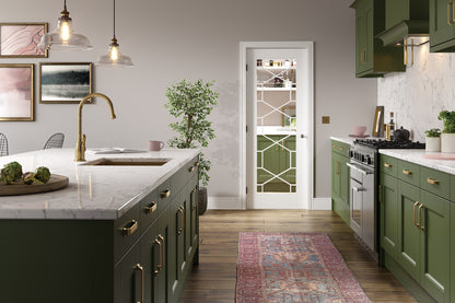 LPD White Primed Orly Glazed Internal Door