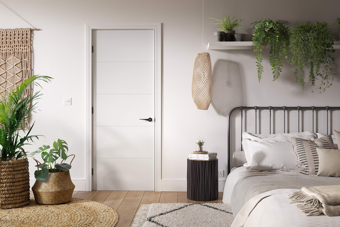 LPD White Primed Santandor FD30 Internal Fire Door