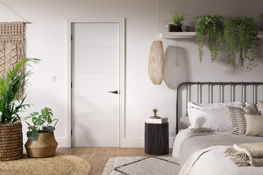 LPD White Primed Santandor FD30 Internal Fire Door