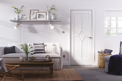LPD White Primed Reims 5P Internal Door