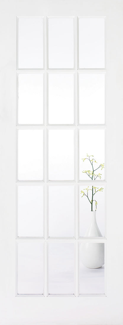 LPD White Primed SA Glazed 15L Internal Door