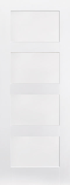LPD White Primed Shaker 4P Internal Door