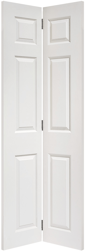 LPD White Primed Textured Regency Bi-fold Internal Door