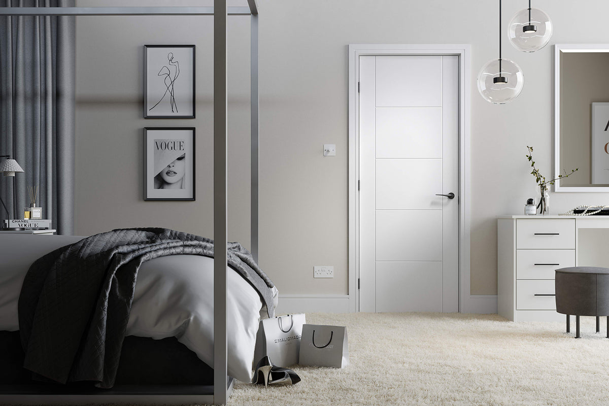 LPD White Primed Vancouver 5P Internal Door