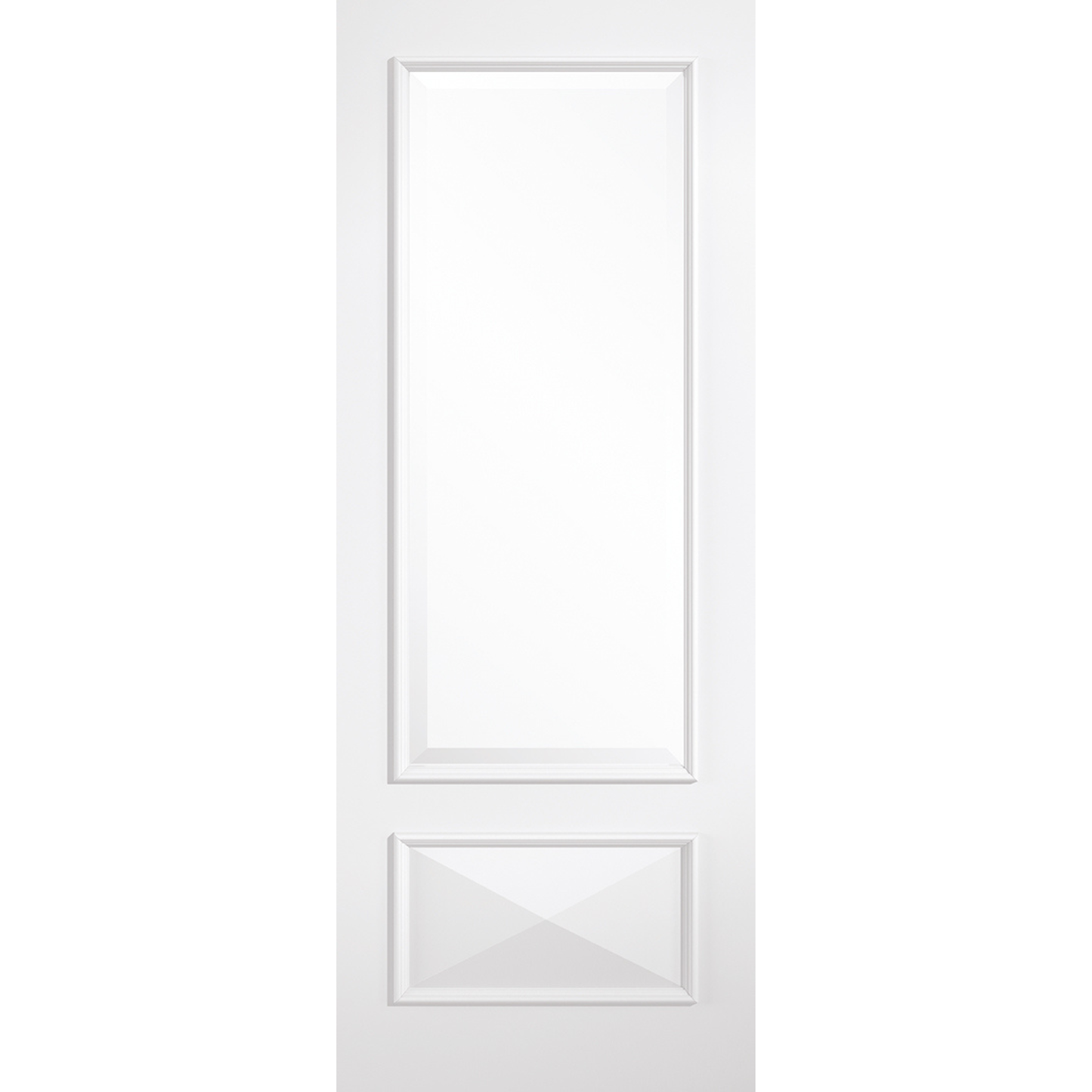 LPD White Primed Knightsbridge Glazed 1L Internal Door
