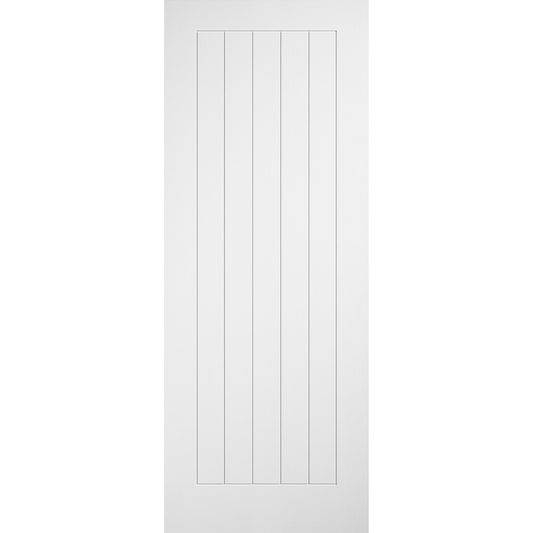 LPD Prefinished White Laminate Cottage FD30 Internal Fire Door
