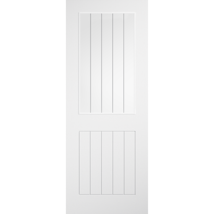 LPD Prefinished White Laminate Cottage Glazed Internal Door