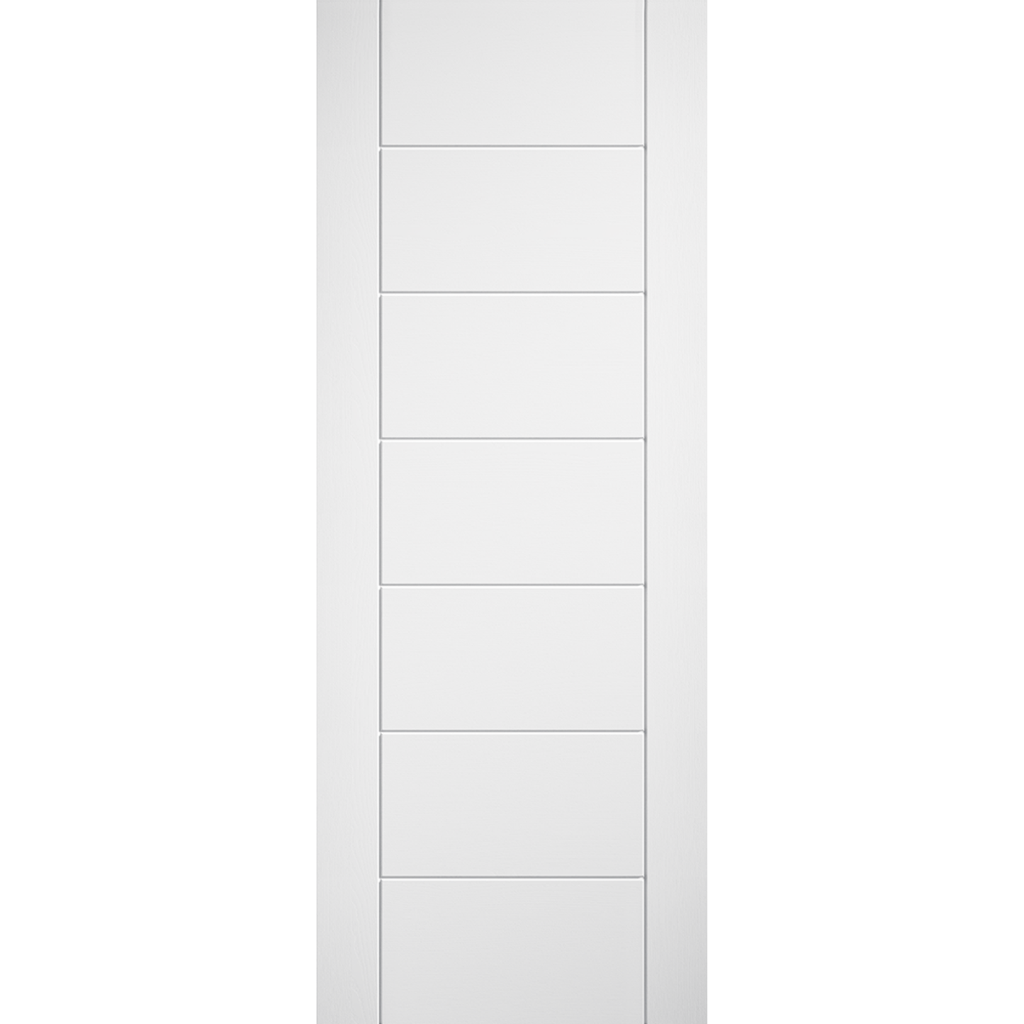 LPD White Laminate Linear 7P Internal Door
