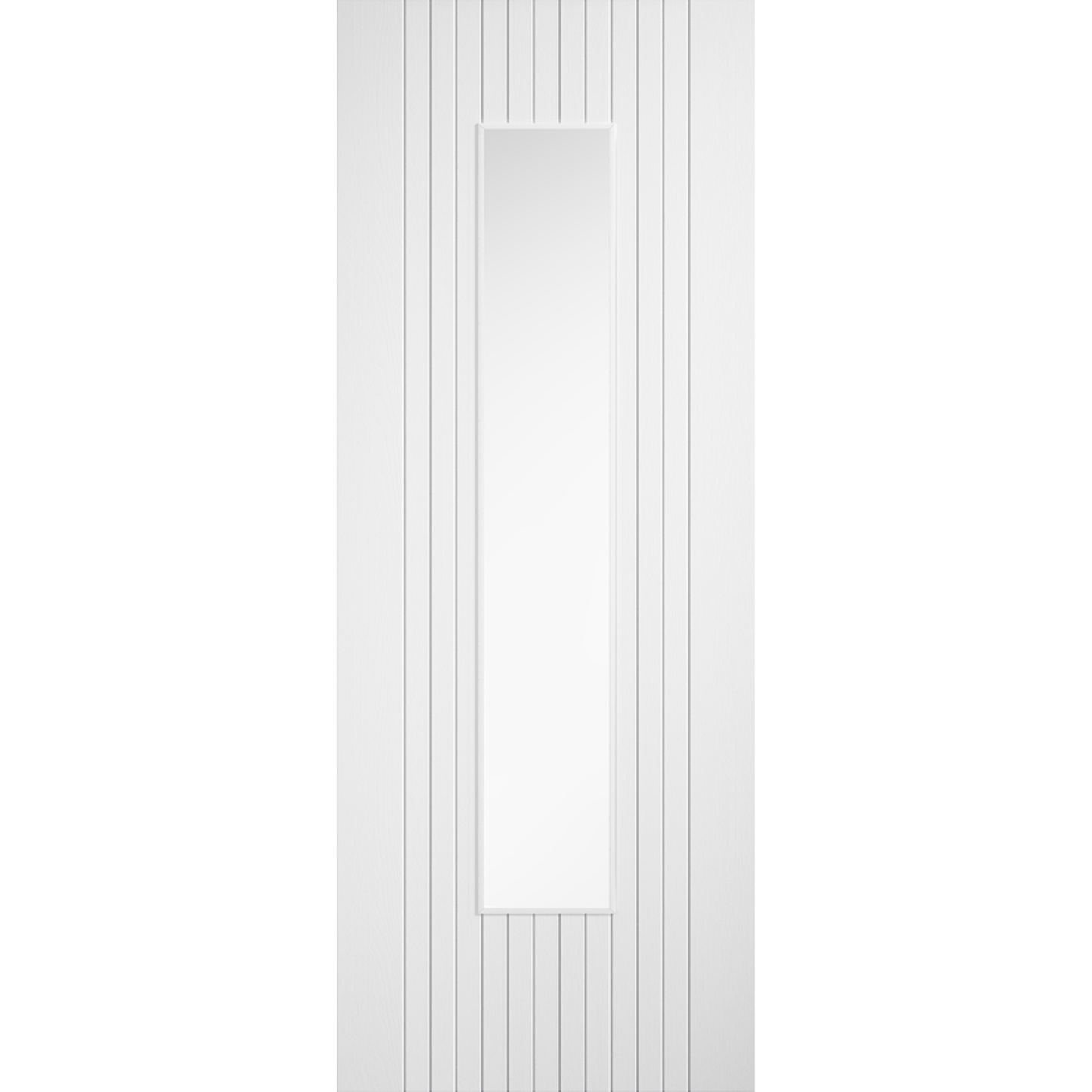 LPD Prefinished White Laminate Sydney Glazed Internal Door