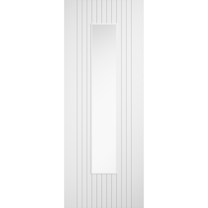 LPD Prefinished White Laminate Sydney Glazed Internal Door