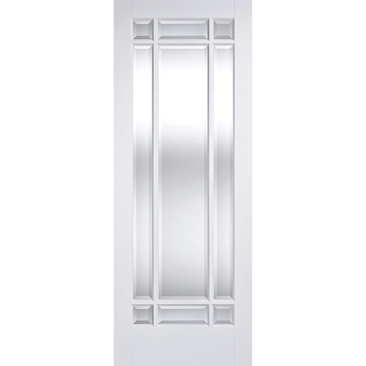 LPD White Primed Manhattan Glazed 9L Internal Door