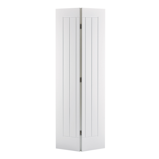 LPD White Primed Mexicano Internal Bi-fold Door
