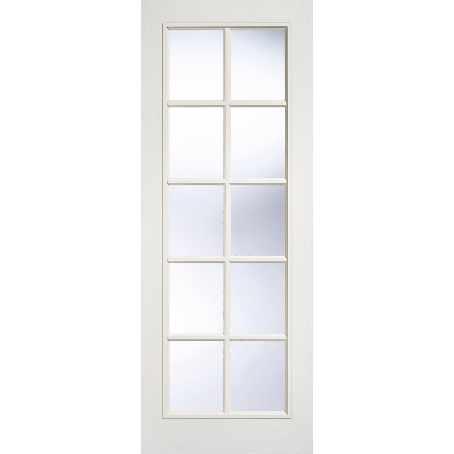 LPD White Moulded SA 10L Glazed Internal Door