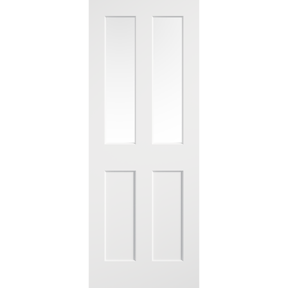 LPD White Moulded Smooth Ashford Glazed Internal Door