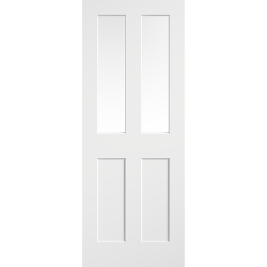 LPD White Moulded Smooth Ashford Glazed Internal Door