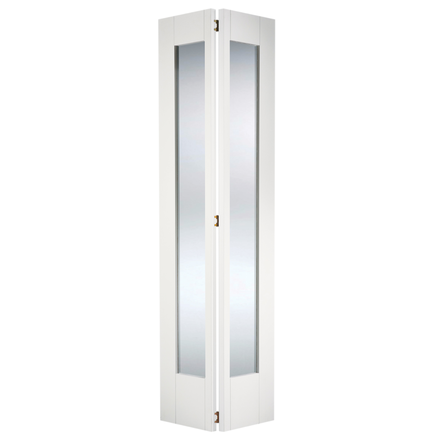 LPD White Primed Shaker Pattern 10 Glazed Bi-fold Internal Door