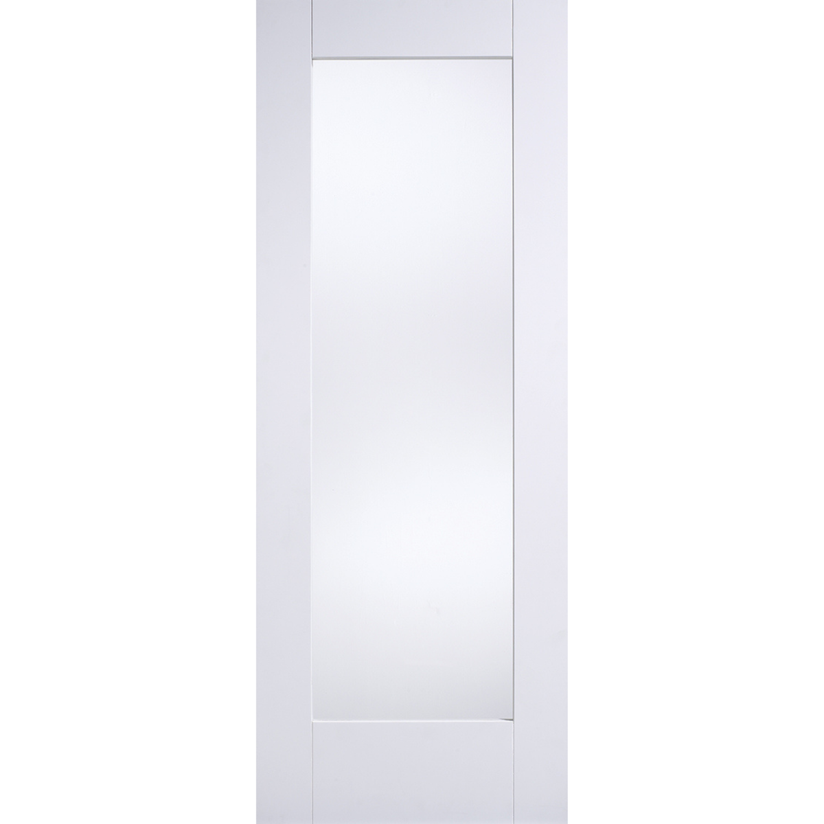 LPD White Primed Shaker Pattern 10 1L Glazed Internal Door