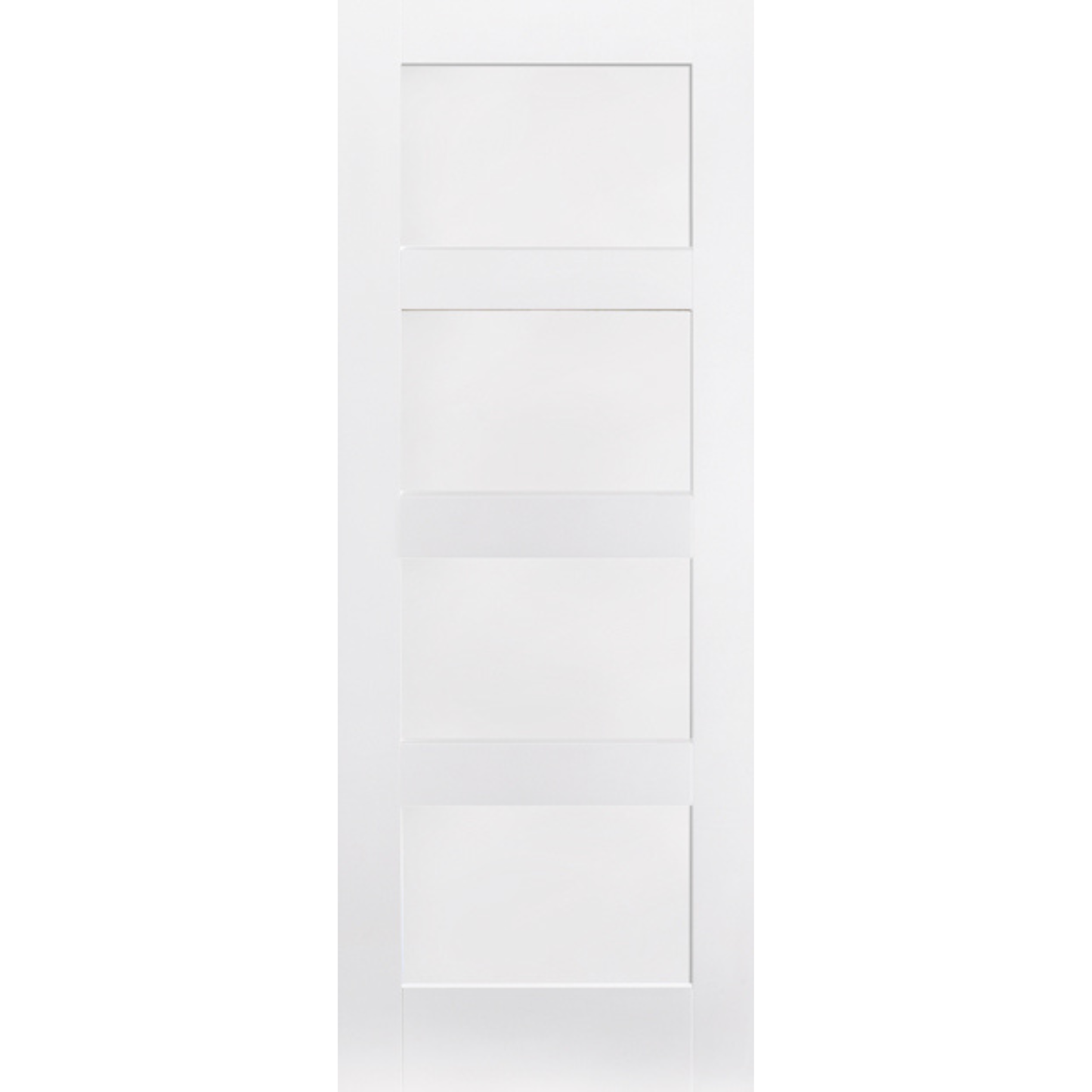 LPD White Primed Shaker 4P Internal Door