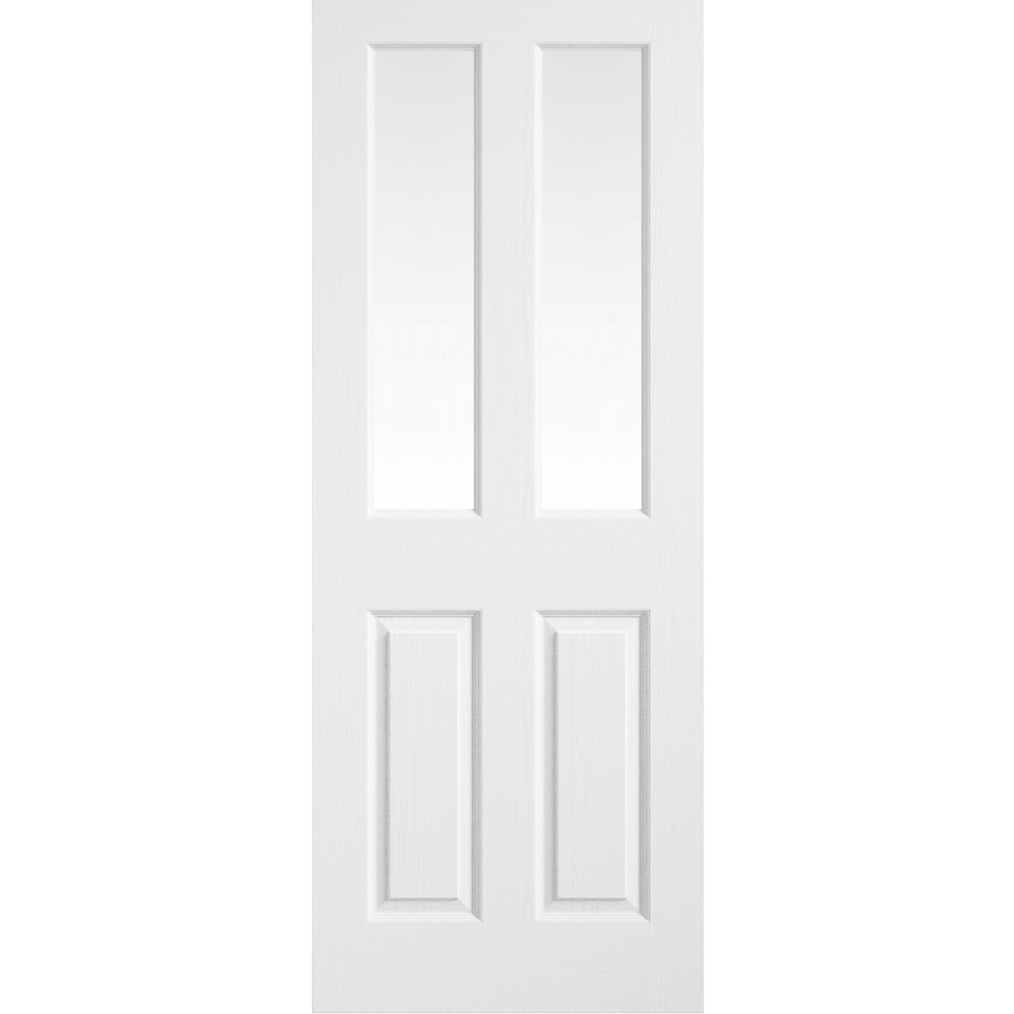 LPD White Textured Regency 2P2L Internal Door