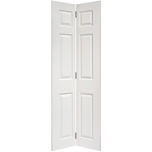 LPD White Primed Textured Regency Bi-fold Internal Door