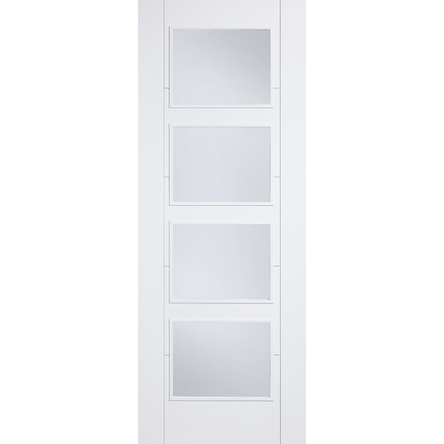 LPD White Primed Vancouver 4L Glazed Internal Door