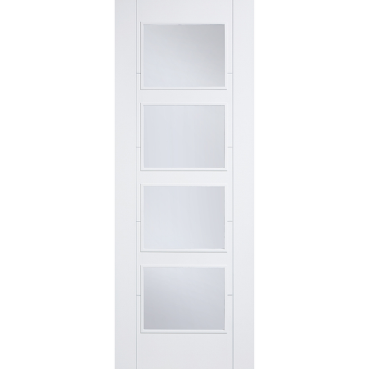 LPD White Primed Vancouver 4L Glazed FD30 Internal Fire Door