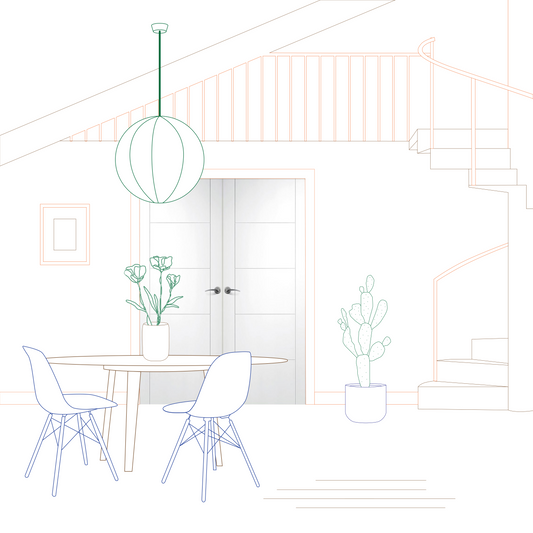 White Primed Florida Internal Door Pair