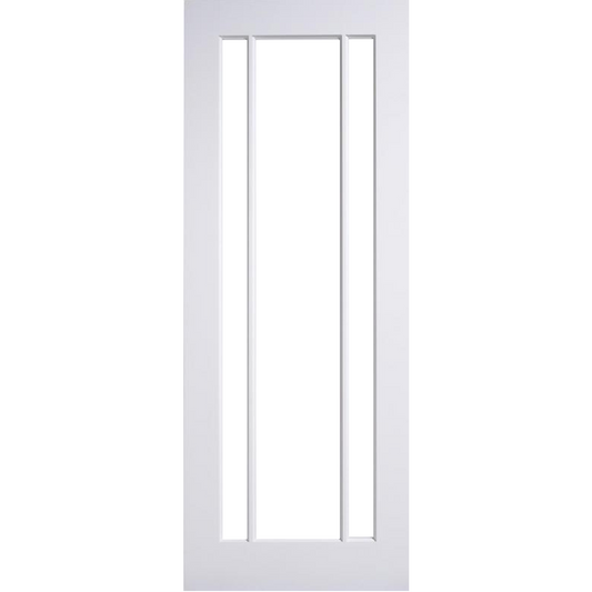 White Primed Langdale Clear Glass Internal Door