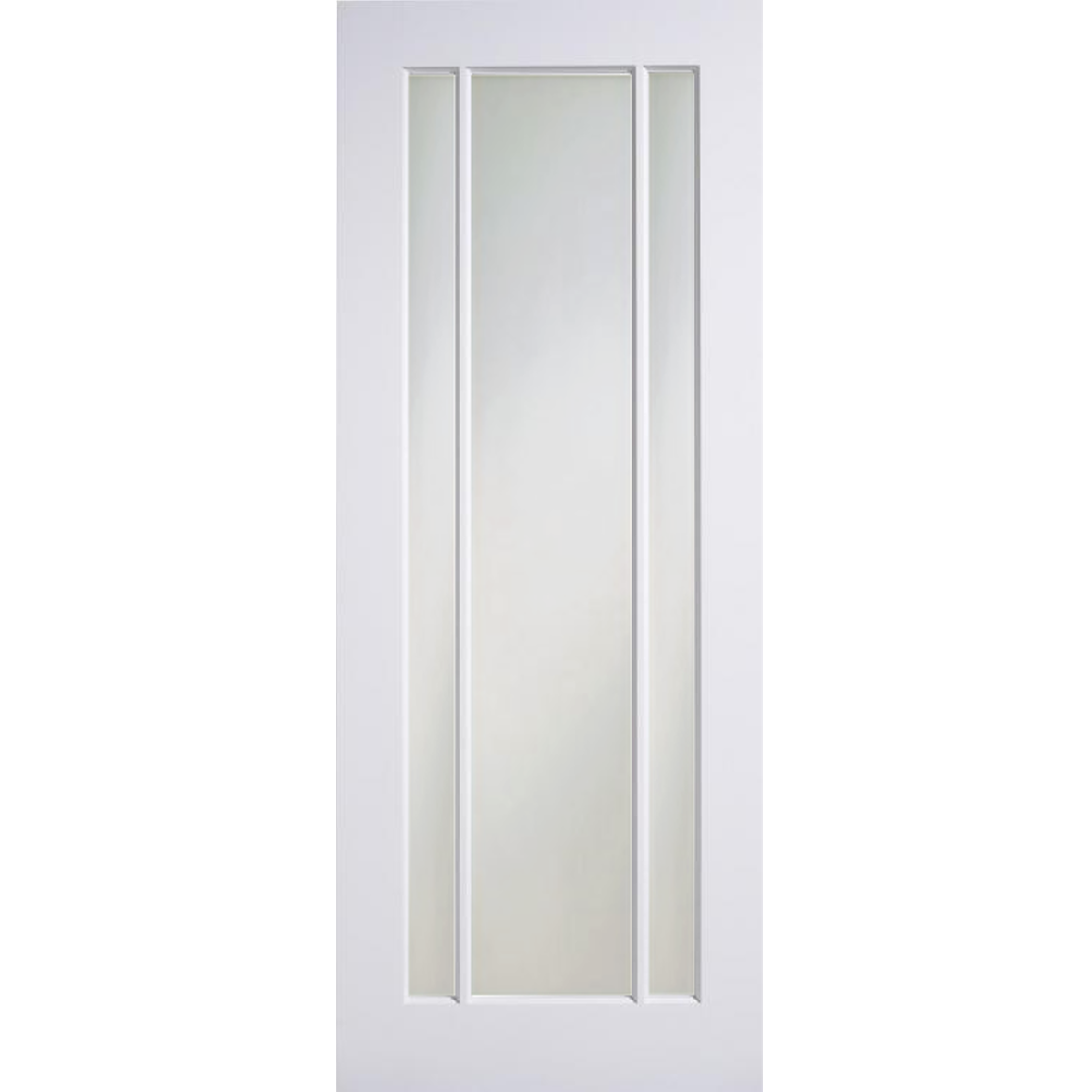 Primed Langdale Frosted Glass Sliding Door System