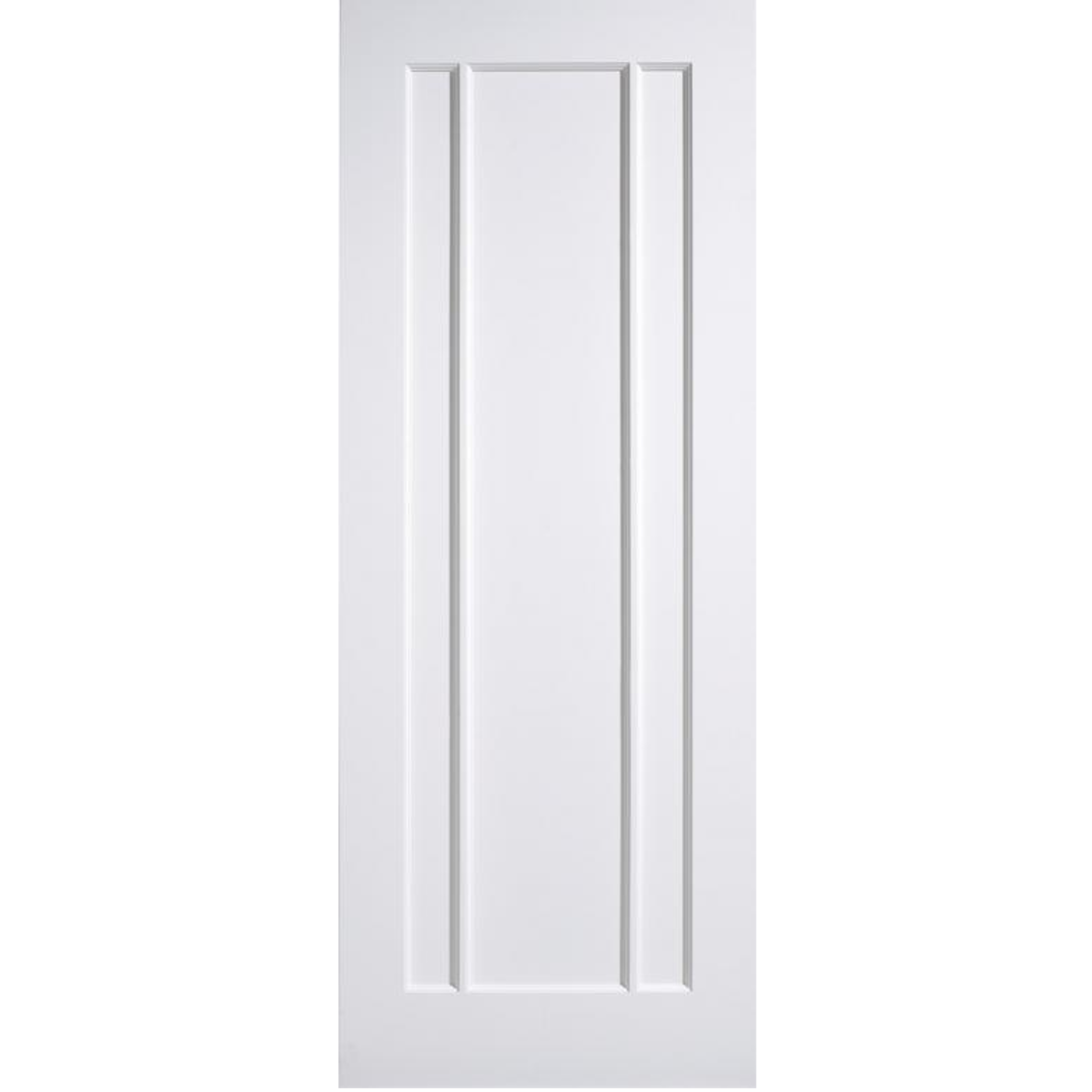 White Primed Langdale Panel Internal Door Pair