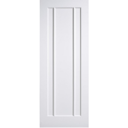 White Primed Langdale Panel Internal Door Pair