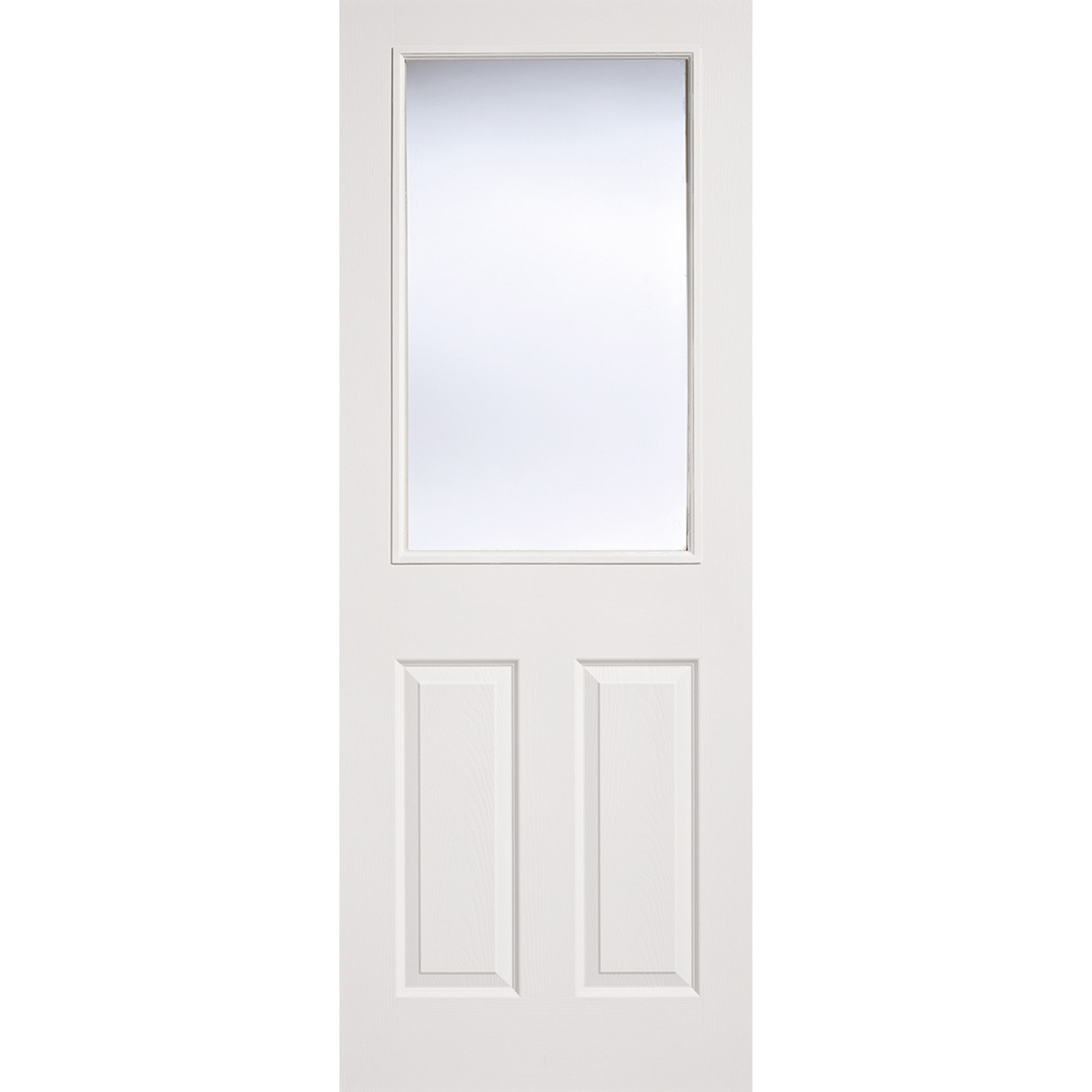 LPD White Moulded Glazed 2P1L Internal Door