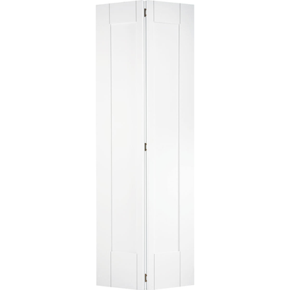 LPD White Primed Shaker 1P Bi-fold Internal Door