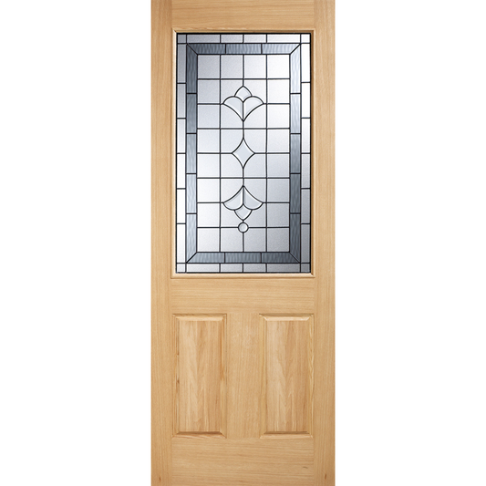 LPD Winchester Oak 1L Glazed External Door