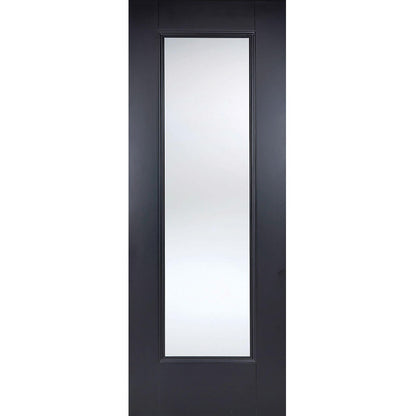 LPD Black Primed Eindhoven Glazed Internal Door