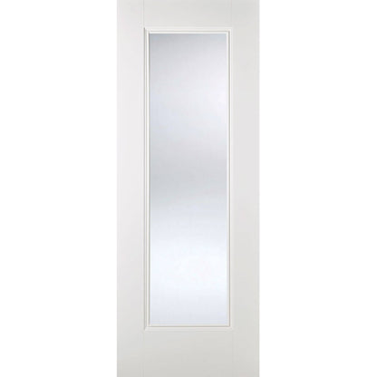 LPD White Primed Eindhoven Glazed 1L Internal Door